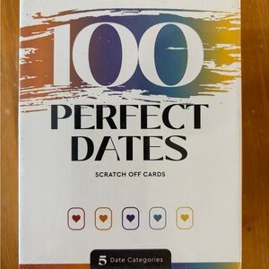 100 Perfect Dates Scratch Off Cards - Multicolor